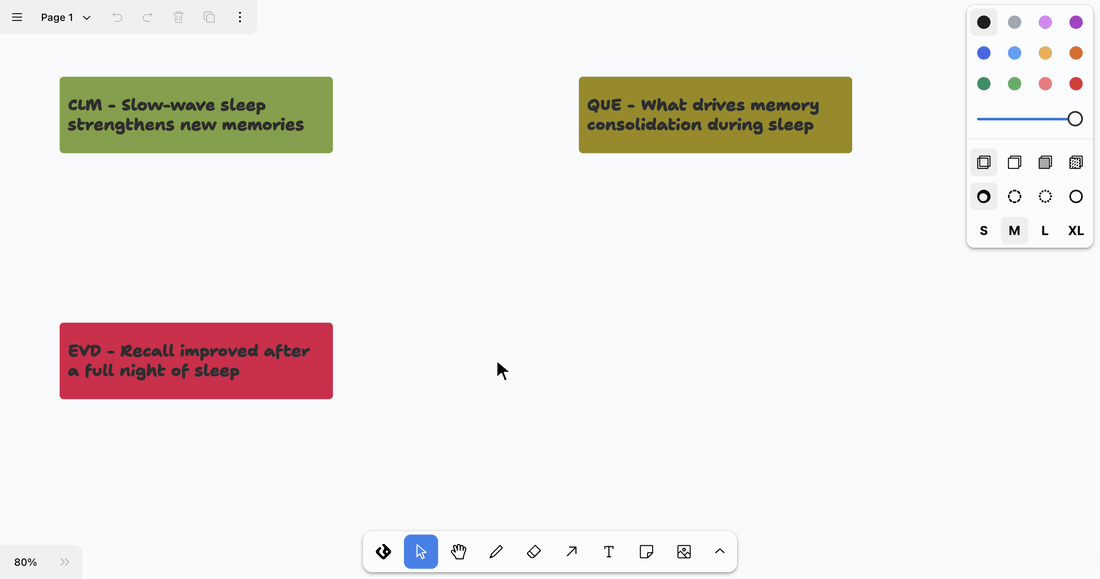 Drag a relation between nodes